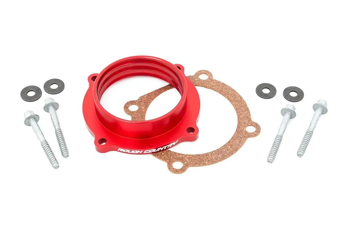 Rough Country 3.6L Throttle Body Spacer Kit | Jeep Gladiator JT/Wrangler JK & JL/Wrangler Unlimited 4WD by Rough Country