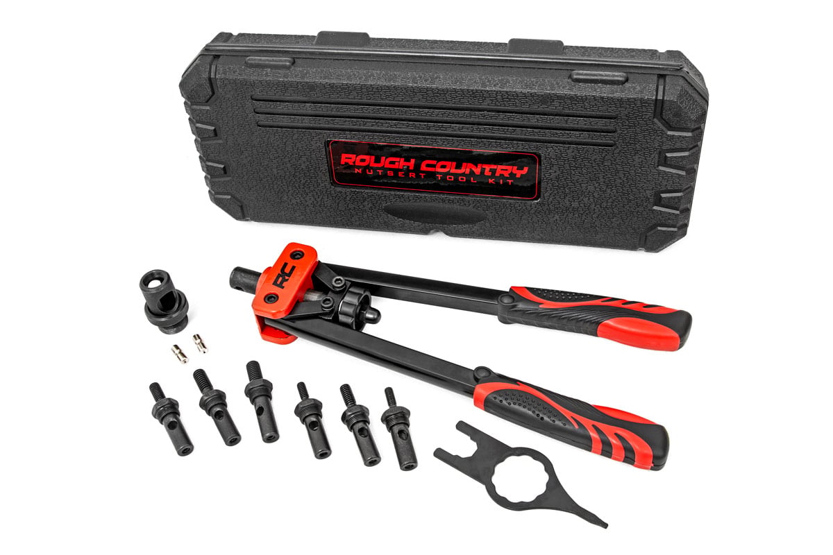 Rough Country Nutsert Toolkit - 10 Piece System W/Quick Change Mandrel Set by Rough Country