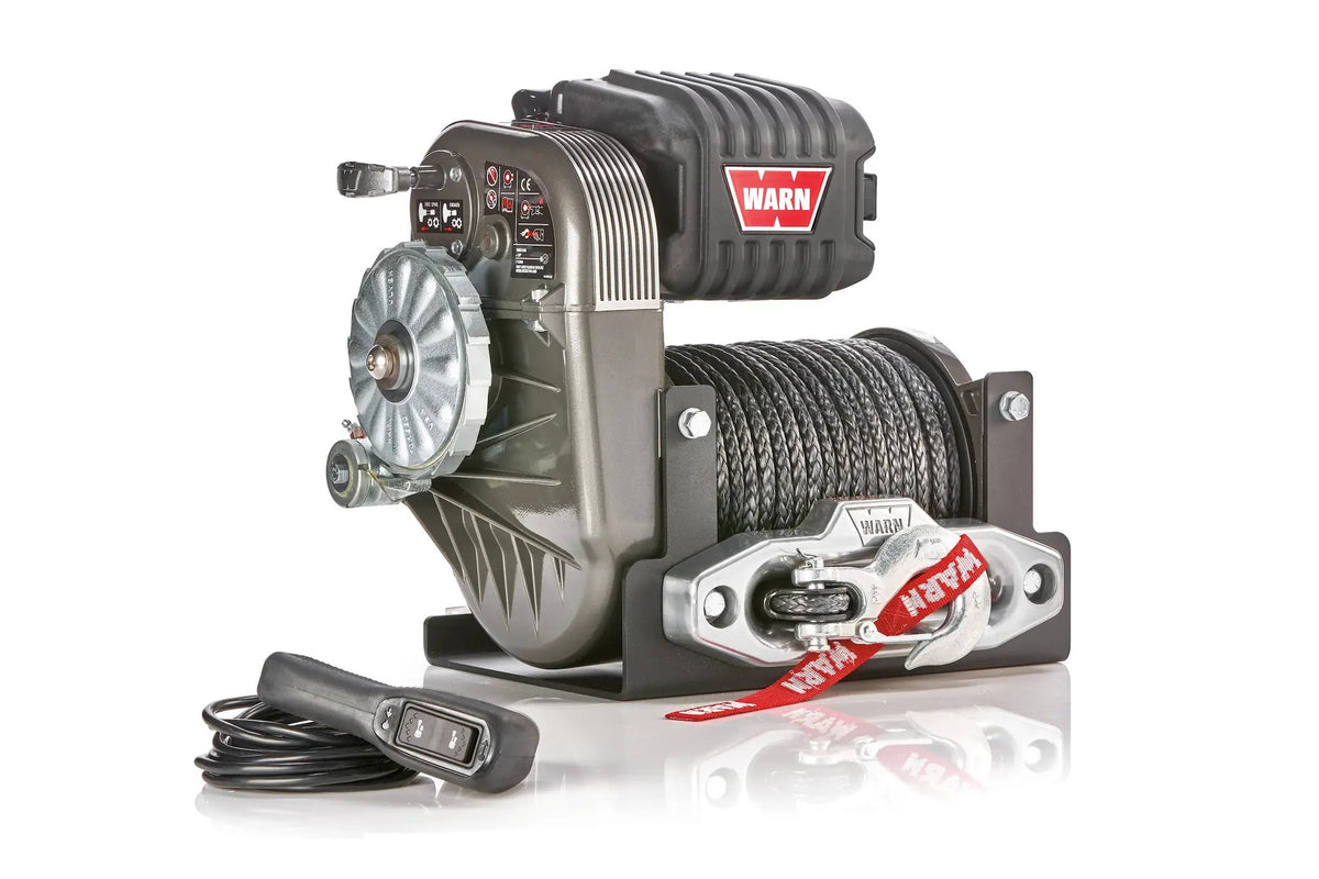 Warn M8274 Winch - 10,000 lb. Capacity, Synthetic Rope by Warn