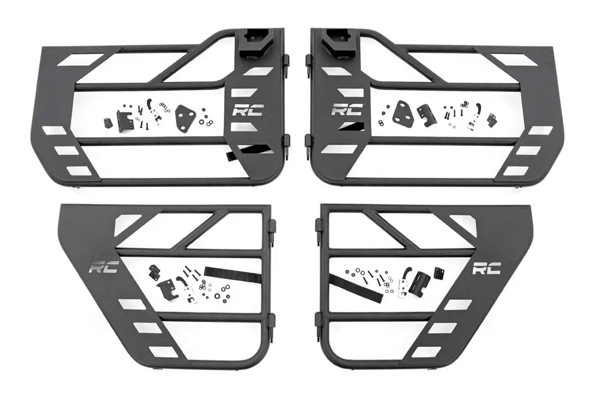 Rough Country Tubular Doors | Front and Rear | Jeep Gladiator JT/Wrangler JL 4WD (18-26) by Rough Country