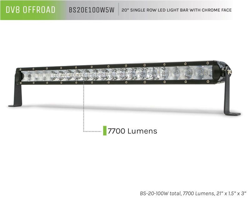 DV8 Offroad DVE LED Light Bars & Cubes