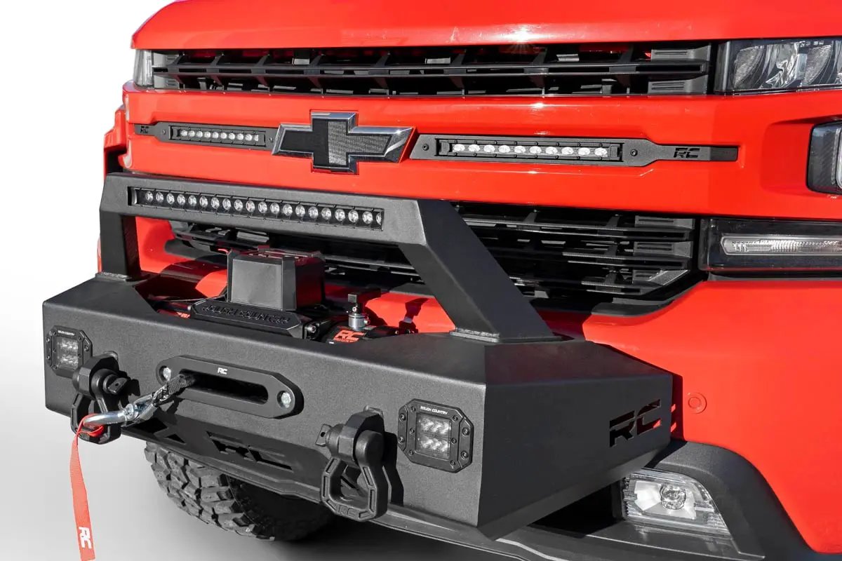 Rough Country EXO Winch Mount Kit | Chevy Silverado 1500 2WD/4WD (2019-2022) by Rough Country