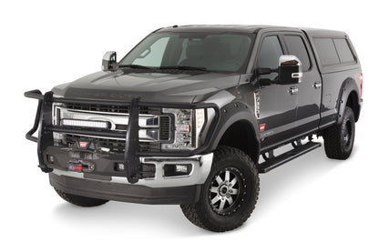 Warn Application specific brackets for the Ford Super Duty. Part 1 of 2 required items for the WARN Trans4mer system. Requires winch carrier; 107650 for mid-frame (ZEON or VR EVO), 107651 for Heavyweight, or 107652 for Series.