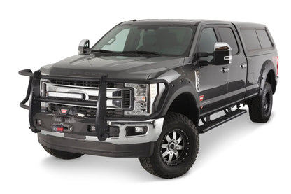 Warn Application specific brackets for the Ford Super Duty. Part 1 of 2 required items for the WARN Trans4mer system. Requires winch carrier; 107650 for mid-frame (ZEON or VR EVO), 107651 for Heavyweight, or 107652 for Series. by Warn