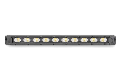 Barra de luz LED negra de la serie Slim Line de 10 pulgadas