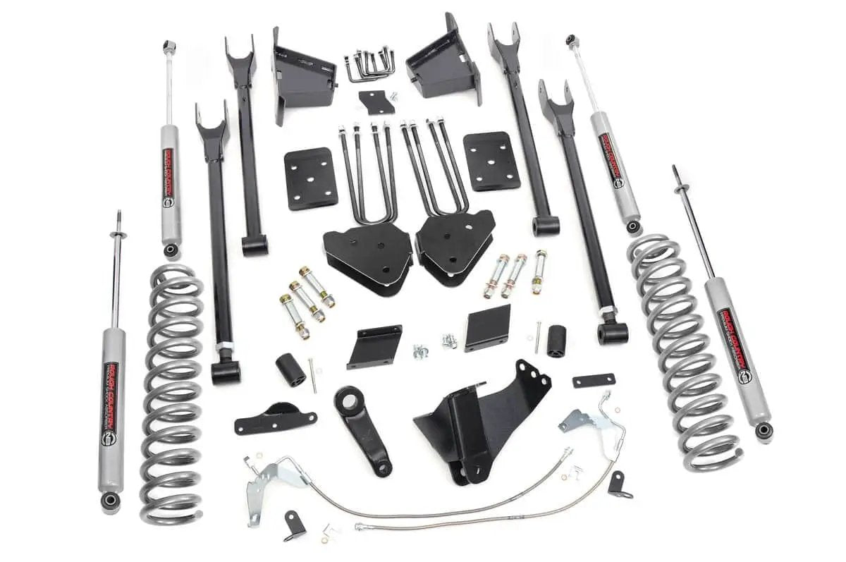 Rough Country 6 Inch Lift Kit | 4 Link | OVLD | Ford F-250 Super Duty 4WD (2015-2016) by Rough Country