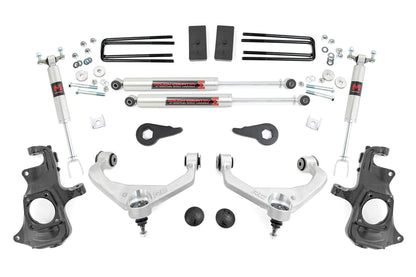 Rough Country 3.5 Inch Knuckle Lift Kit | M1 | w/ Overloads | Chevy/GMC 2500HD/3500HD (11-19) by Rough Country