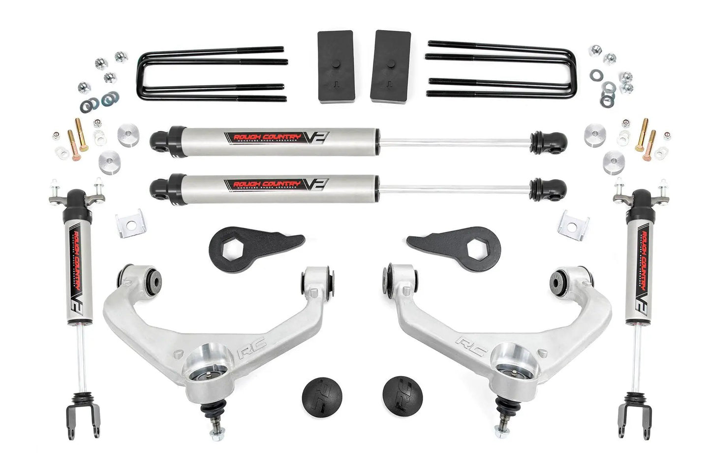 Rough Country 3.5 Inch Lift Kit | V2 | Chevy/GMC 2500HD/3500HD (11-19) by Rough Country