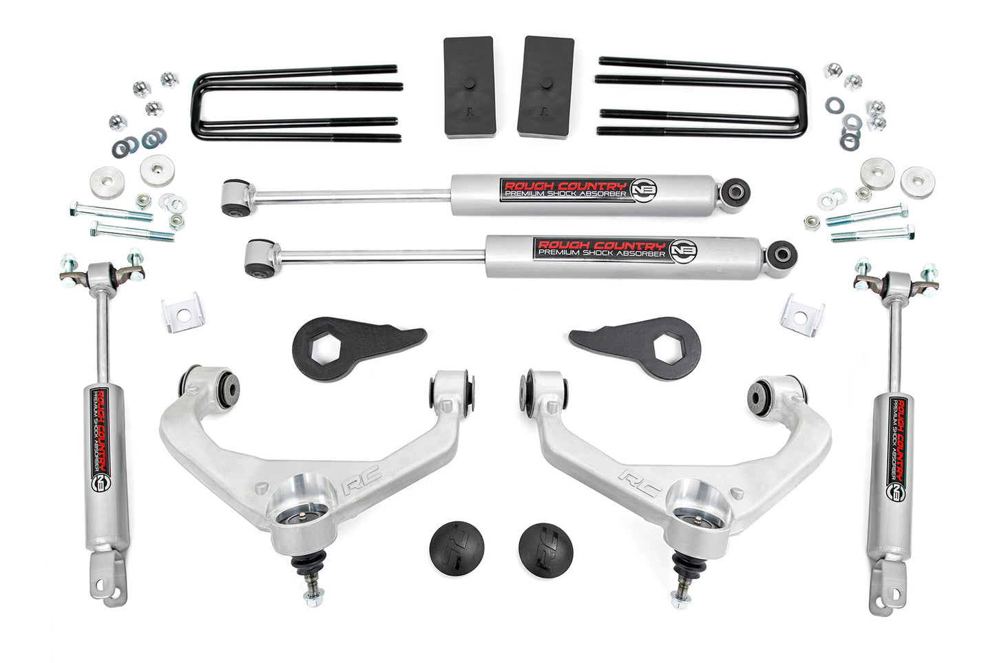 Kit de elevación de 3.5 pulgadas | con Sobrecargas | Chevy/GMC 2500HD/3500HD (11-19)