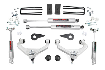 Kit de elevación de 3.5 pulgadas | con Sobrecargas | Chevy/GMC 2500HD/3500HD (11-19)