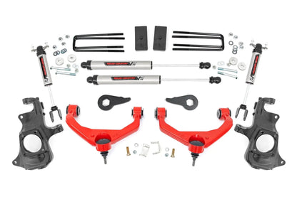 Rough Country 3.5 Inch Knuckle Lift Kit | V2 | w/ Overloads | Chevy/GMC 2500HD/3500HD (11-19) by Rough Country