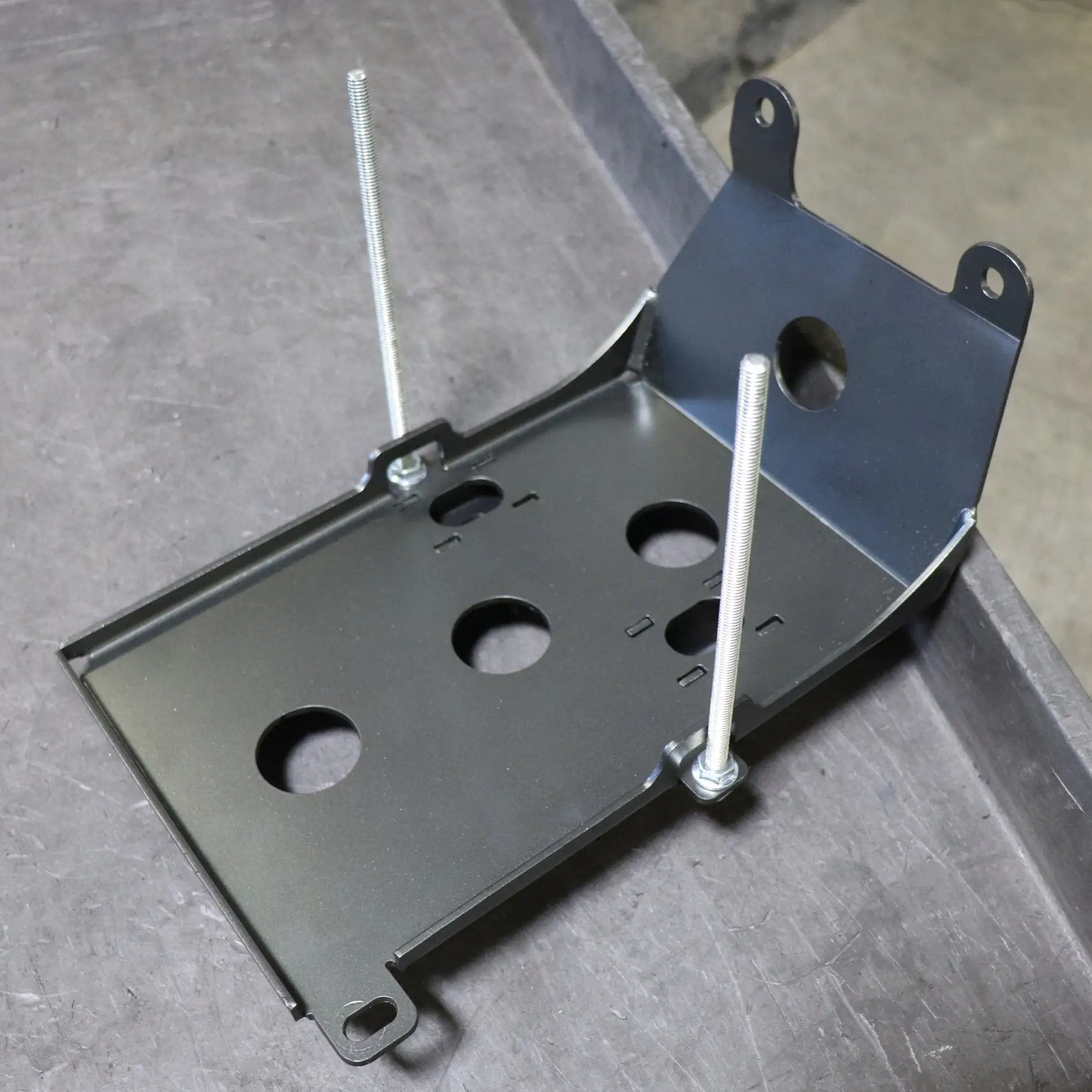 C4 Fabrication FJ Cruiser & 4Runner Spare Battery Tray - Passenger Side / 5th Gen / 2010-2024 by C4 Fabrication