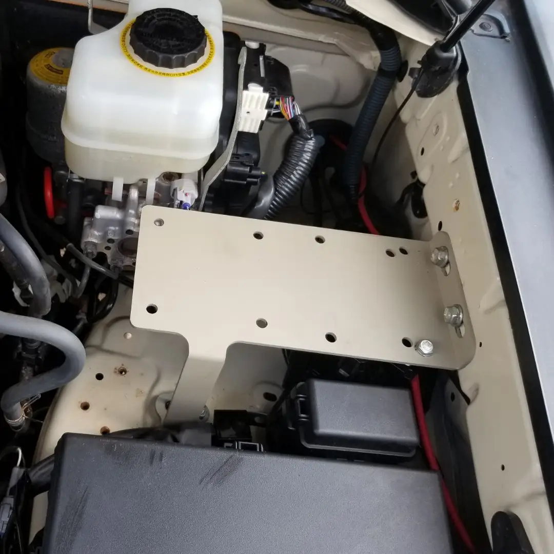 C4 Fabrication 4Runner Engine Bay Accessory Tray - Driver Side / 5th Gen / 2010-2019 by C4 Fabrication