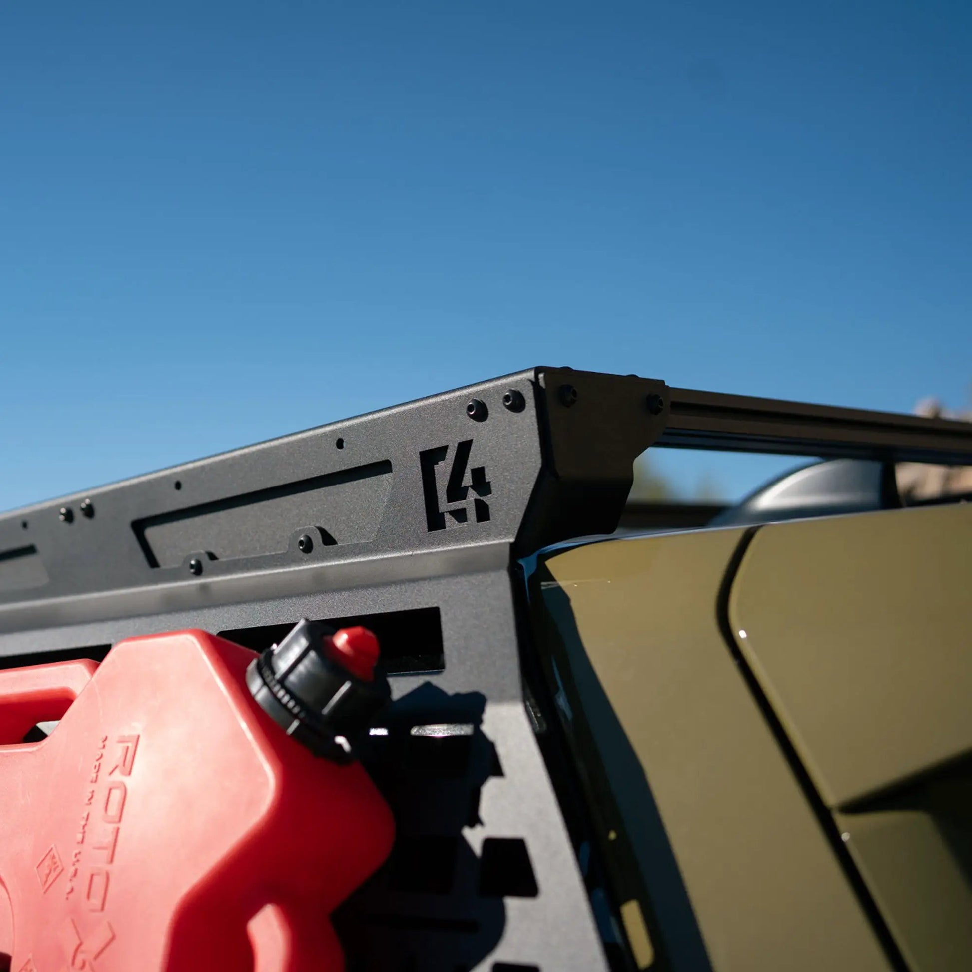 C4 Fabrication 4Runner Roof Rack with Optional Light Bar Mount / 6th Gen / 2025+ (No Light Mount) by C4 Fabrication