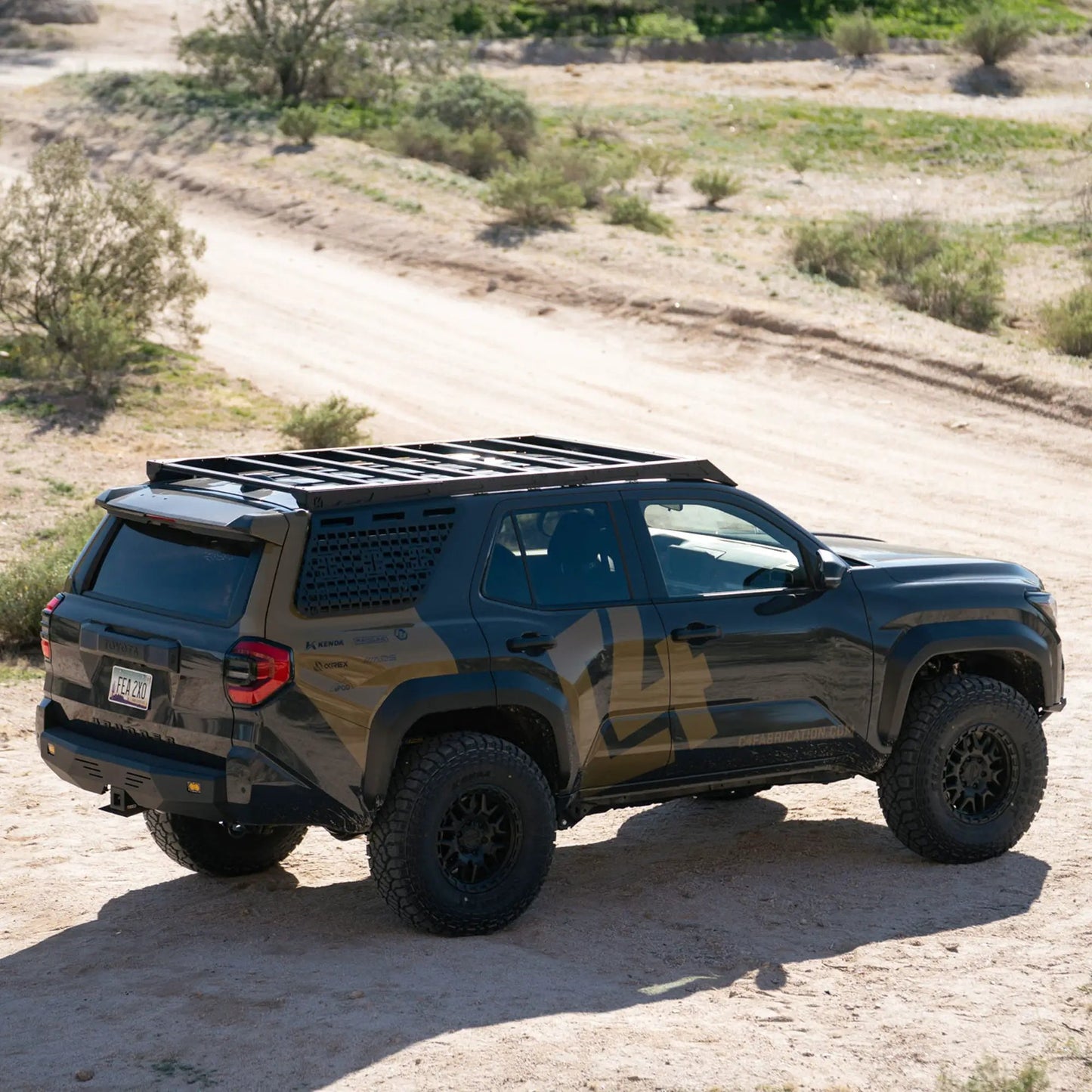 C4 Fabrication 4Runner Roof Rack with Optional Light Bar Mount / 6th Gen / 2025+ (No Light Mount) by C4 Fabrication