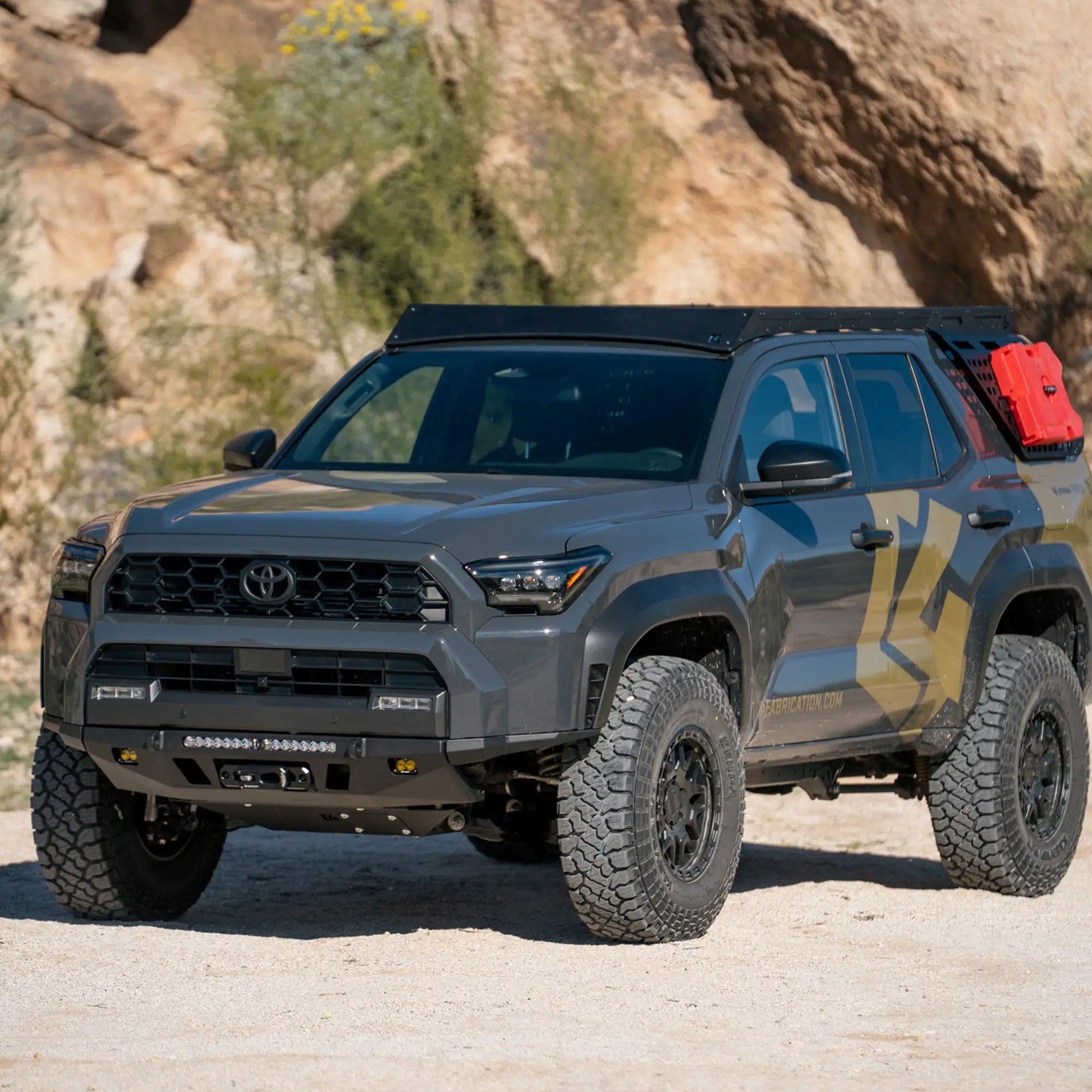 C4 Fabrication 4Runner Roof Rack with Optional Light Bar Mount / 6th Gen / 2025+ (No Light Mount) by C4 Fabrication