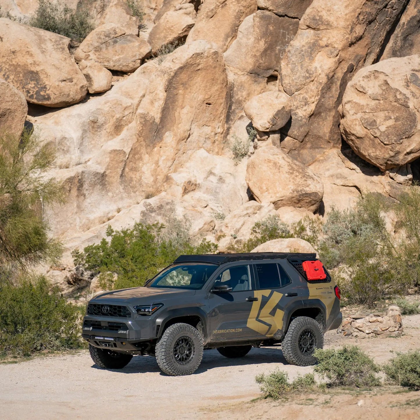 C4 Fabrication 4Runner Roof Rack with Optional Light Bar Mount / 6th Gen / 2025+ (No Light Mount) by C4 Fabrication