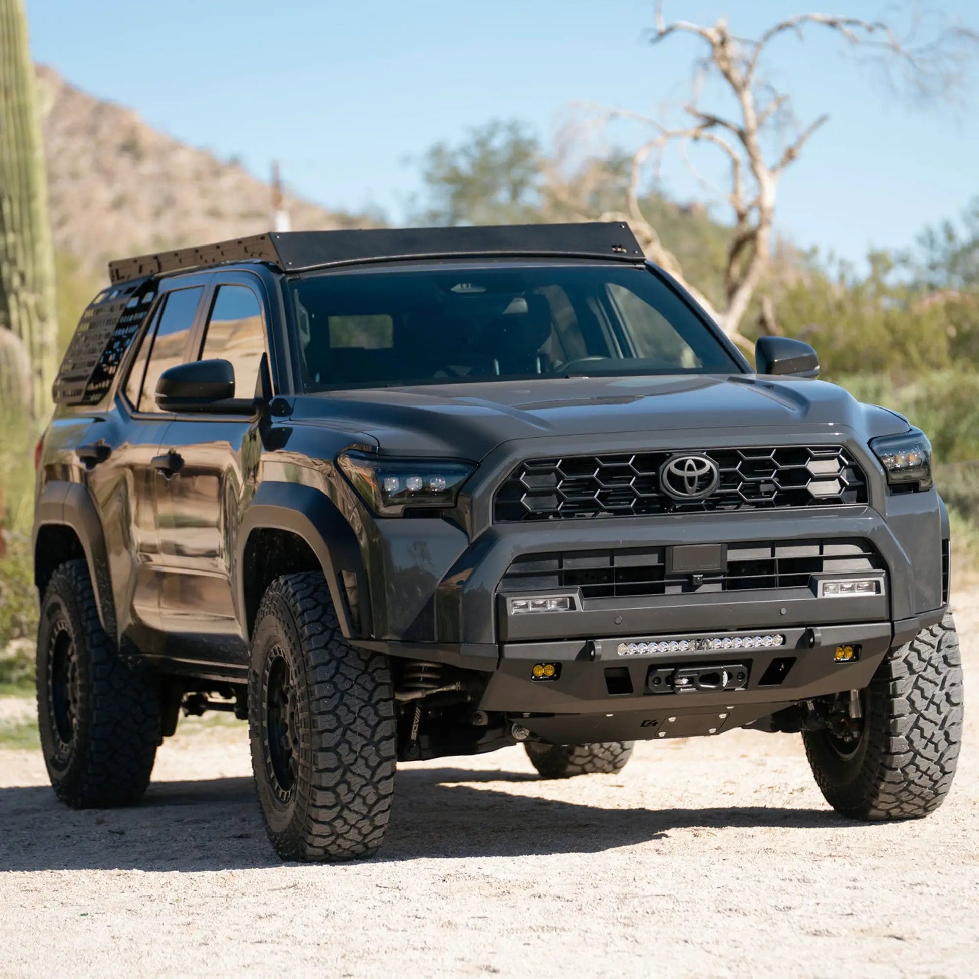 C4 Fabrication 4Runner Roof Rack with Optional Light Bar Mount / 6th Gen / 2025+ (No Light Mount) by C4 Fabrication