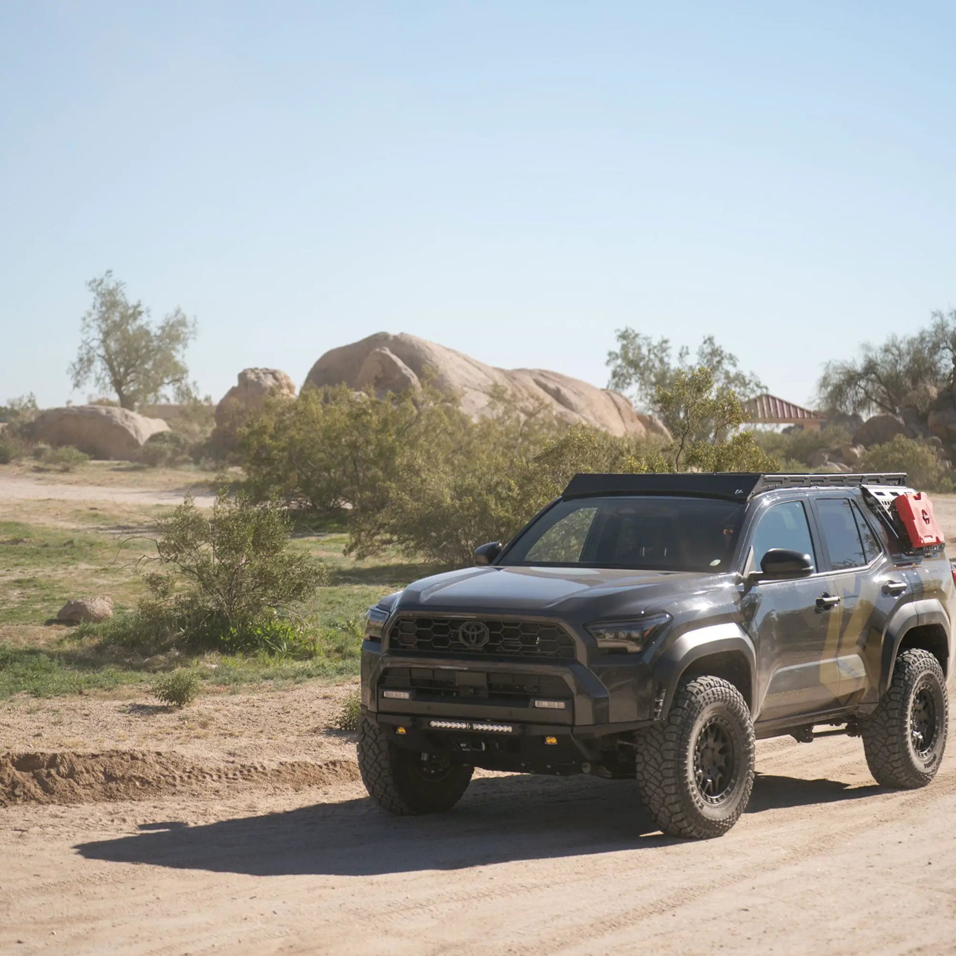 C4 Fabrication 4Runner Roof Rack with Optional Light Bar Mount / 6th Gen / 2025+ (No Light Mount) by C4 Fabrication