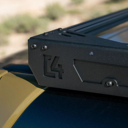 C4 Fabrication 4Runner Roof Rack with Optional Light Bar Mount / 6th Gen / 2025+ (With Light Mount) by C4 Fabrication