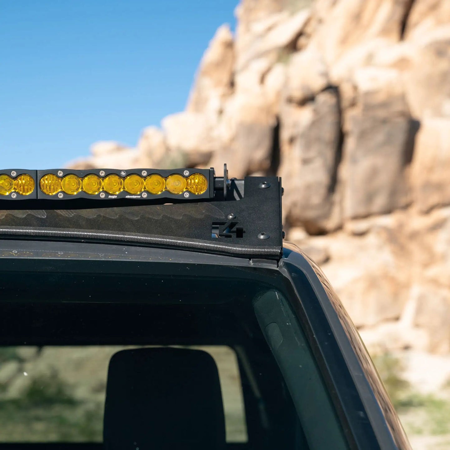 C4 Fabrication 4Runner Roof Rack with Optional Light Bar Mount / 6th Gen / 2025+ (With Light Mount) by C4 Fabrication