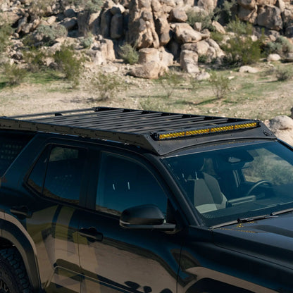 C4 Fabrication 4Runner Roof Rack with Optional Light Bar Mount / 6th Gen / 2025+ (With Light Mount) by C4 Fabrication