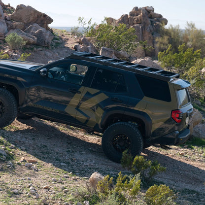 C4 Fabrication 4Runner Roof Rack with Optional Light Bar Mount / 6th Gen / 2025+ (With Light Mount) by C4 Fabrication