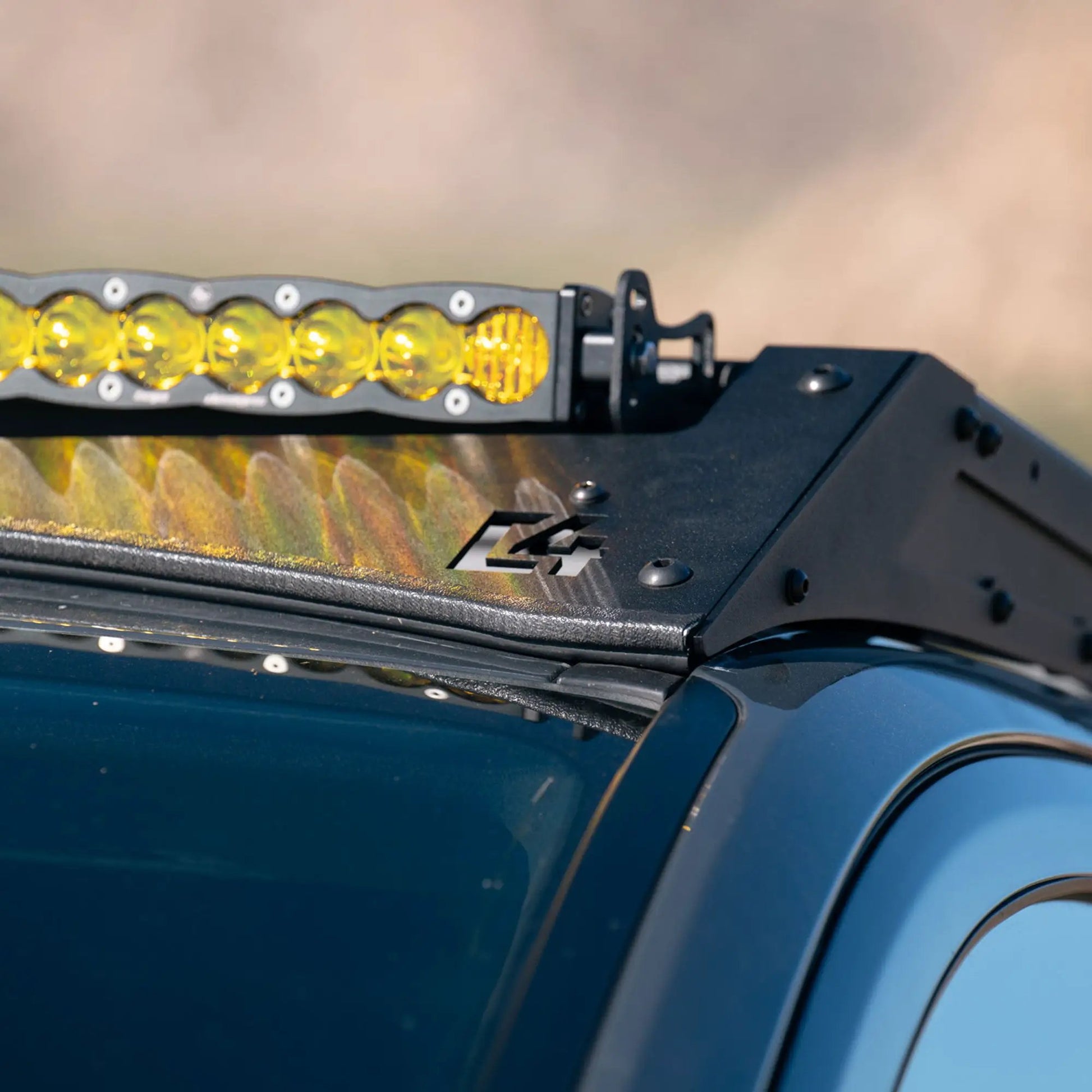 C4 Fabrication 4Runner Roof Rack with Optional Light Bar Mount / 6th Gen / 2025+ (With Light Mount) by C4 Fabrication