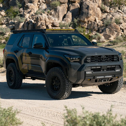 C4 Fabrication 4Runner Roof Rack with Optional Light Bar Mount / 6th Gen / 2025+ (With Light Mount) by C4 Fabrication