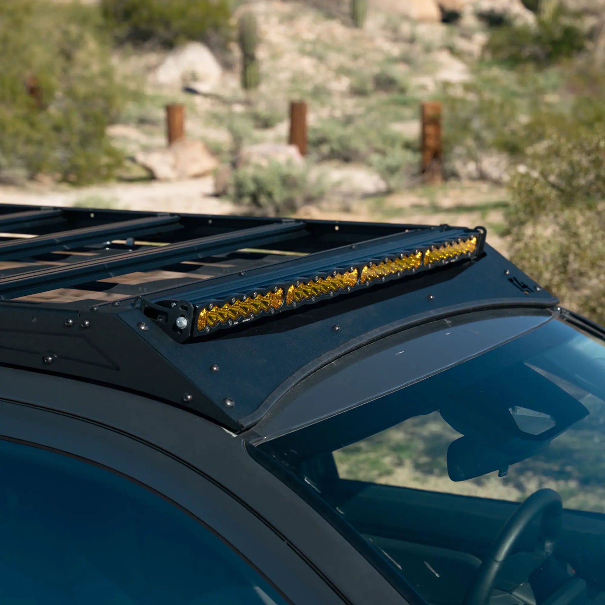 C4 Fabrication 4Runner Roof Rack with Optional Light Bar Mount / 6th Gen / 2025+ (With Light Mount) by C4 Fabrication