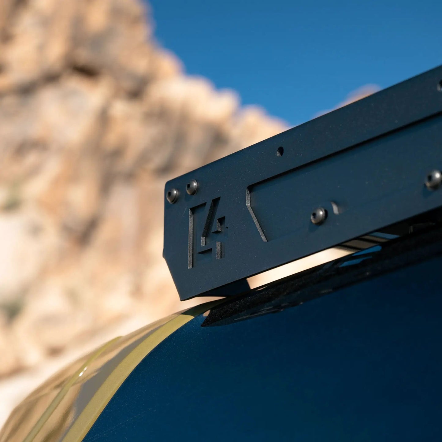 C4 Fabrication 4Runner Roof Rack with Optional Light Bar Mount / 6th Gen / 2025+ (With Light Mount) by C4 Fabrication
