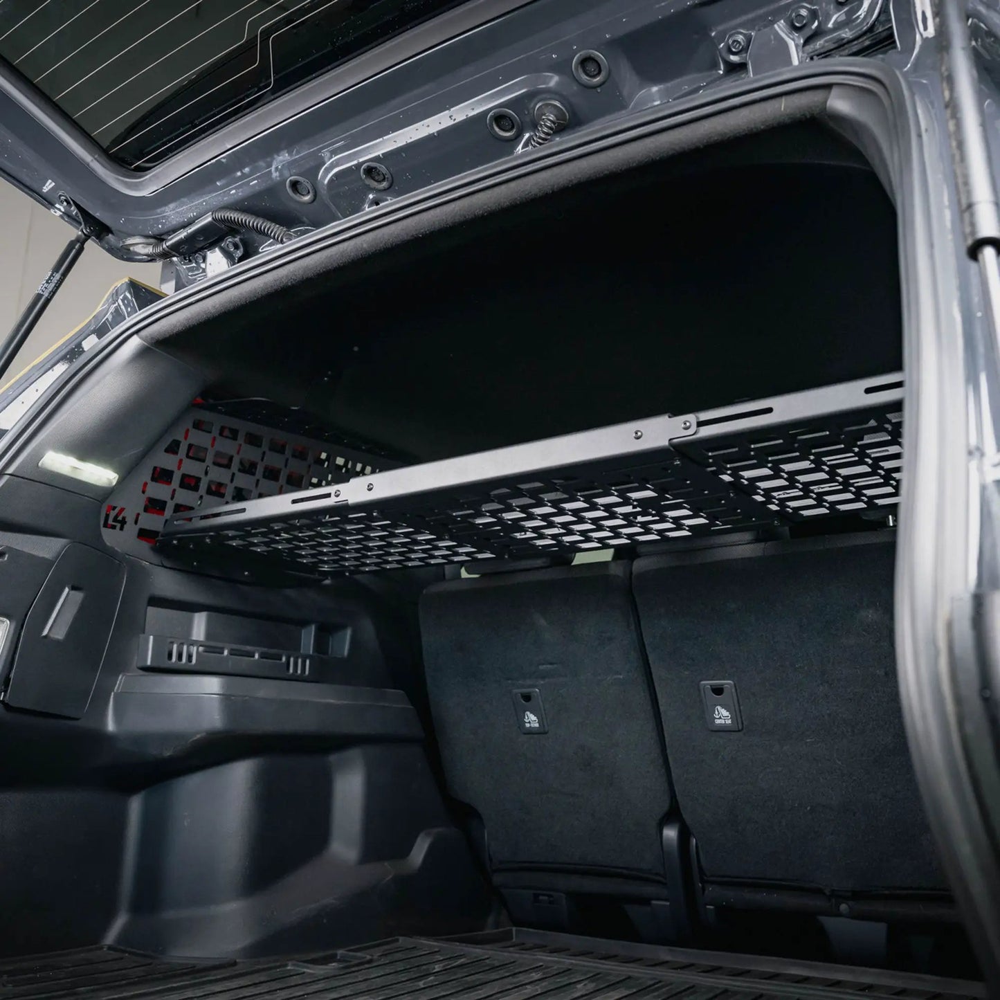 C4 Fabrication 4Runner Add-On Shelf for Rear Window Molle Panels / 6th Gen / 2025+ by C4 Fabrication