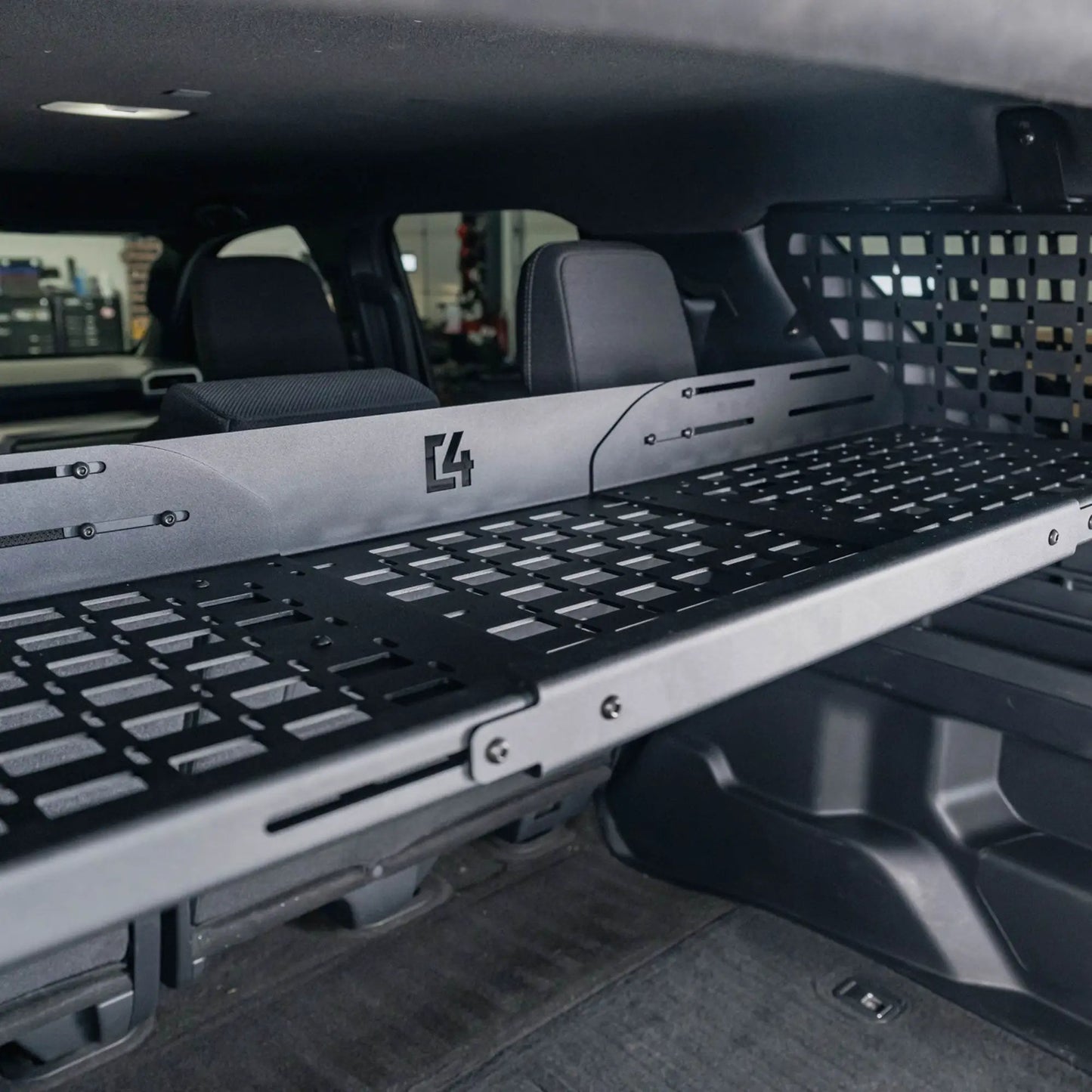 C4 Fabrication 4Runner Add-On Shelf for Rear Window Molle Panels / 6th Gen / 2025+ by C4 Fabrication