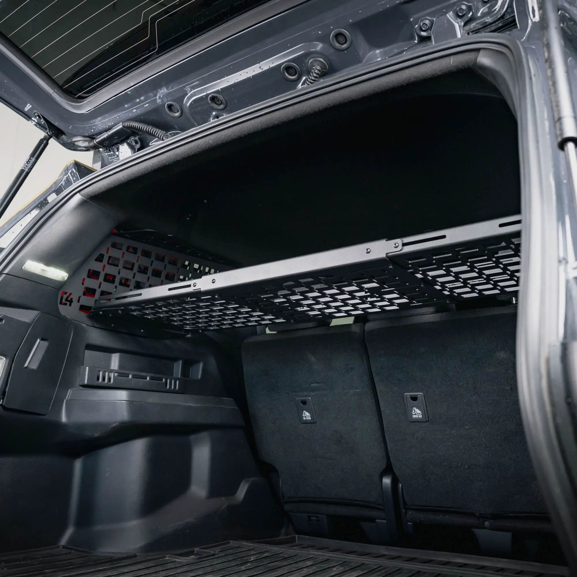 C4 Fabrication 4Runner Add-On Shelf for Rear Window Molle Panels / 6th Gen / 2025+ by C4 Fabrication