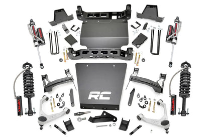 Rough Country 7 Inch Stamped Steel LCA Lift Kit | Forged UCA | Bracket | Vertex | Chevy/GMC 1500 (16-18) by Rough Country