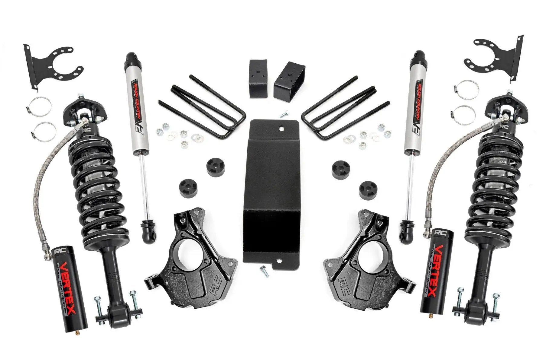 Rough Country 3.5 Inch Lift Kit | Cast Steel LCA | Vertex/V2 | Chevy/GMC 1500 (14-18 & Classic) by Rough Country