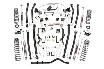 Rough Country 4 Inch Lift Kit | Long Arm | Jeep Wrangler Unlimited 4WD (2012-2018) by Rough Country