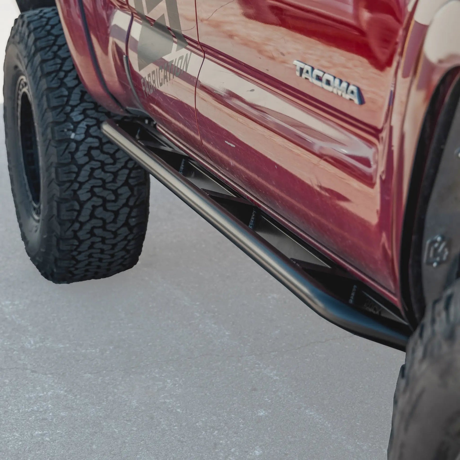 C4 Fabrication Tacoma Rock Runner Sliders / 2nd & 3rd Gen / 2005-2024 | Access Cab Long Bed or Double Cab Short Bed by C4 Fabrication