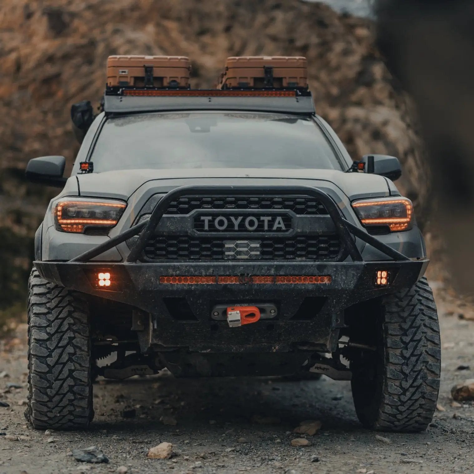 C4 Fabrication Tacoma Overland Front Bumper / 3rd Gen / 2016-2023 by C4 Fabrication