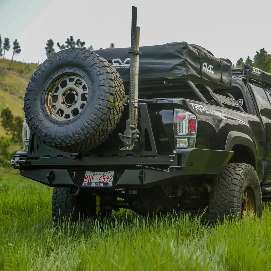 C4 Fabrication Tacoma Overland Series High Clearance Rear Bumper / 3rd Gen / 2016-2023 by C4 Fabrication