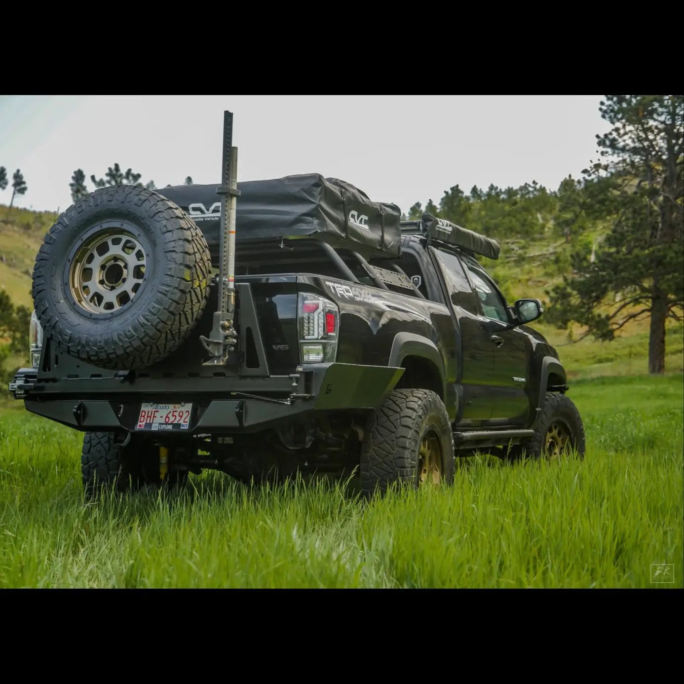 C4 Fabrication Tacoma Overland Series High Clearance Rear Bumper / 3rd Gen / 2016-2023 by C4 Fabrication