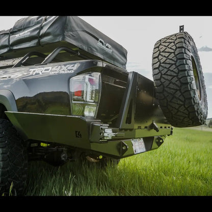 C4 Fabrication Tacoma Overland Series High Clearance Rear Bumper / 3rd Gen / 2016-2023 by C4 Fabrication