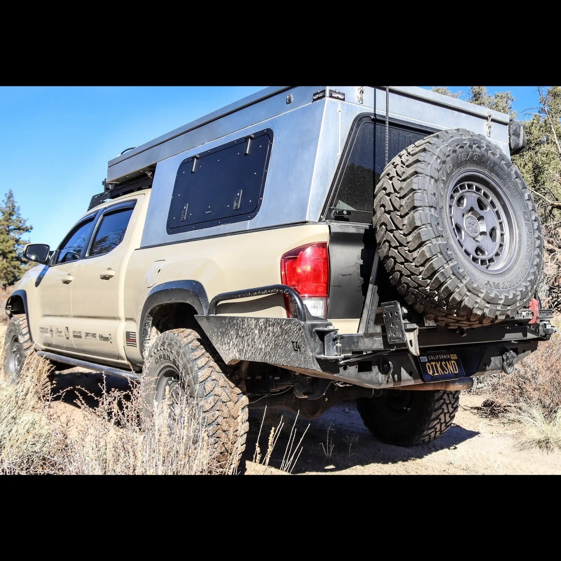 C4 Fabrication Tacoma Overland Series High Clearance Rear Bumper / 3rd Gen / 2016-2023 by C4 Fabrication
