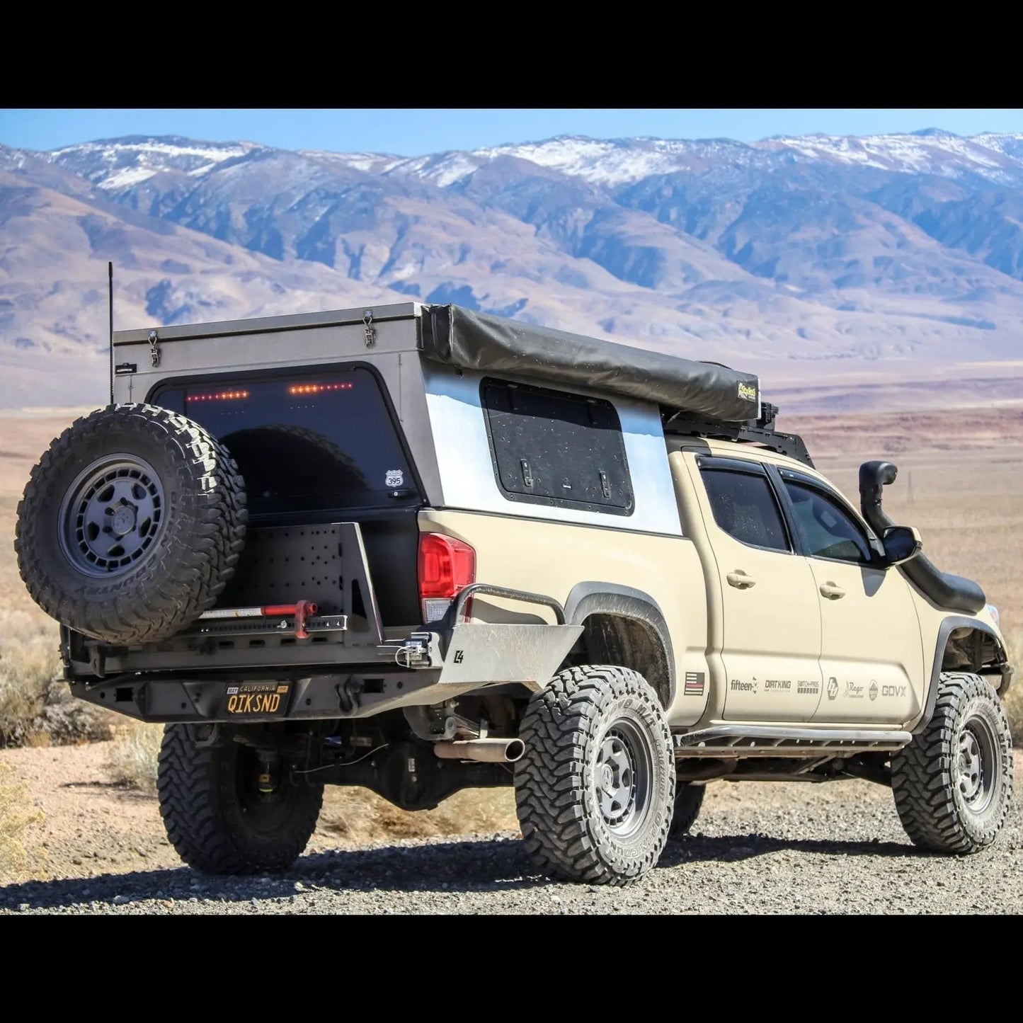 C4 Fabrication Tacoma Overland Series High Clearance Rear Bumper / 3rd Gen / 2016-2023 by C4 Fabrication