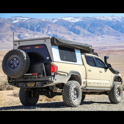 C4 Fabrication Tacoma Overland Series High Clearance Rear Bumper / 3rd Gen / 2016-2023 by C4 Fabrication