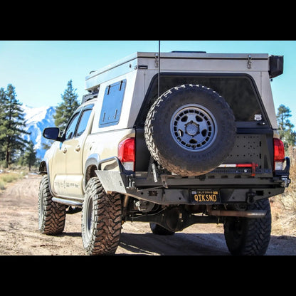 C4 Fabrication Tacoma Overland Series High Clearance Rear Bumper / 3rd Gen / 2016-2023 by C4 Fabrication