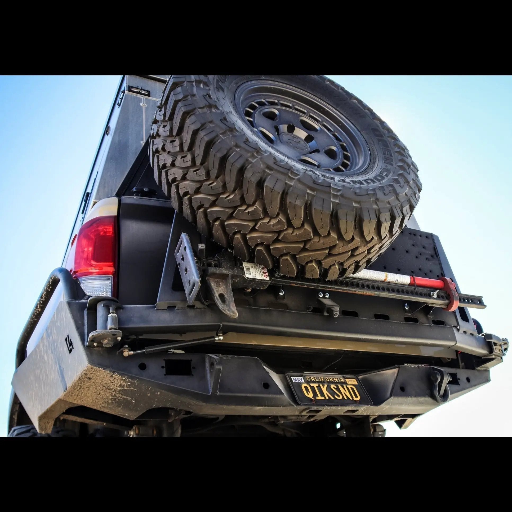 C4 Fabrication Tacoma Overland Series High Clearance Rear Bumper / 3rd Gen / 2016-2023 by C4 Fabrication