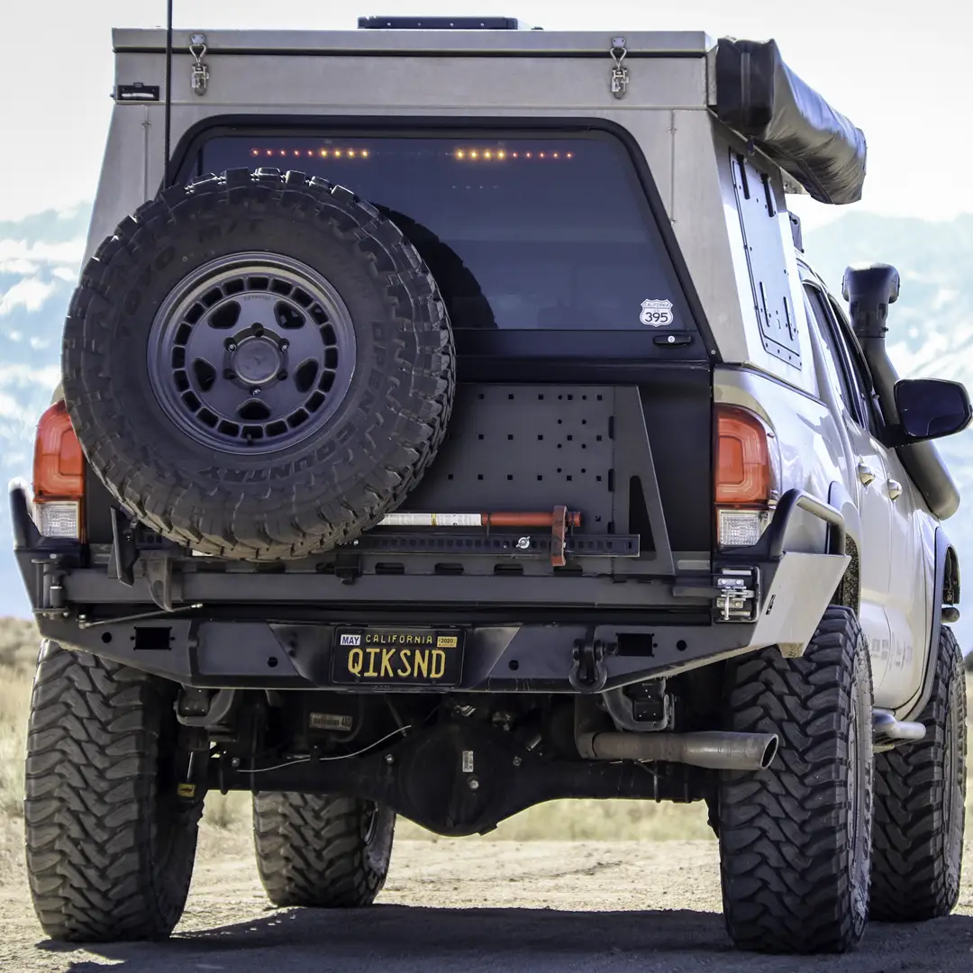 C4 Fabrication Tacoma Overland Series High Clearance Rear Bumper / 3rd Gen / 2016-2023 by C4 Fabrication