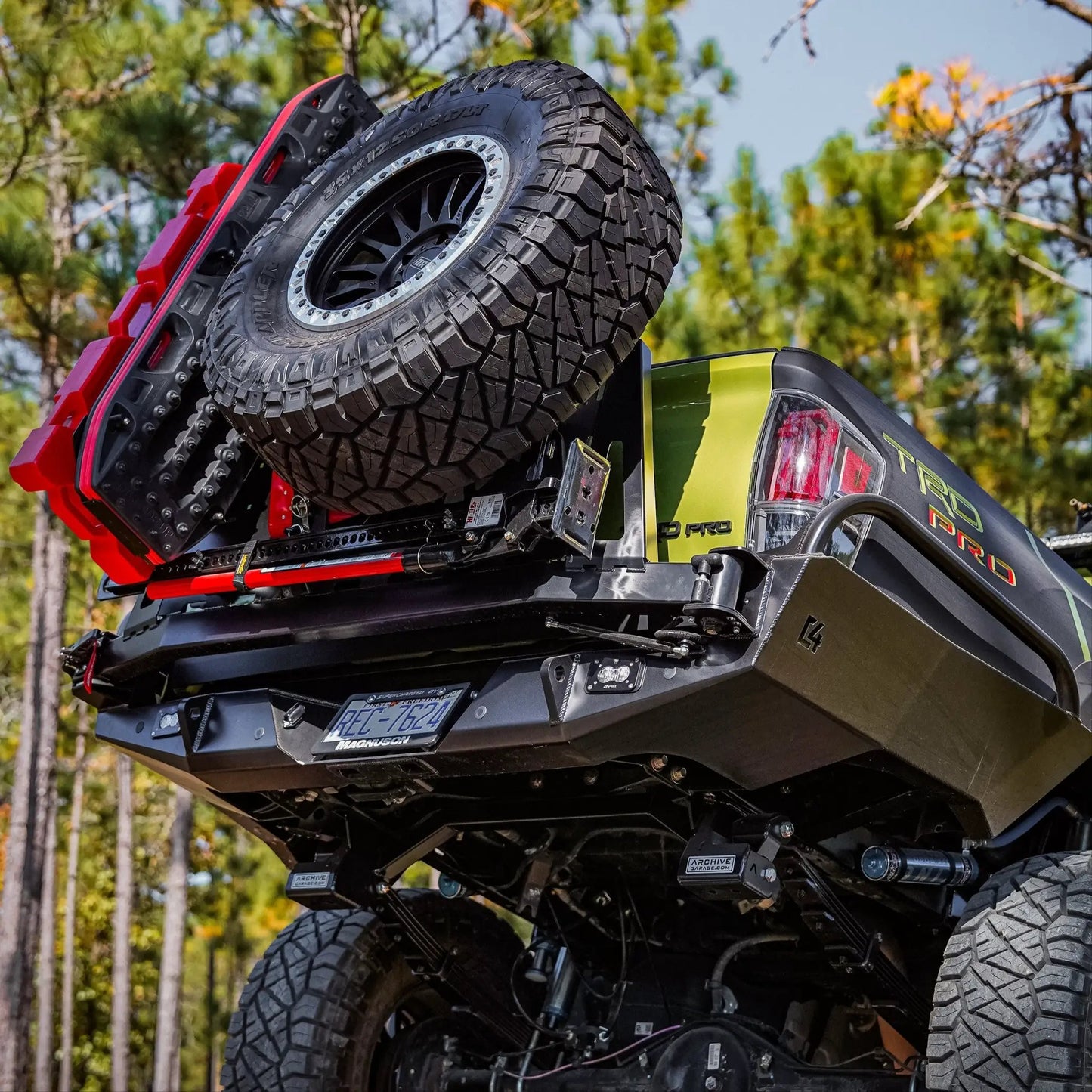 C4 Fabrication Tacoma Overland Series High Clearance Rear Bumper / 3rd Gen / 2016-2023 by C4 Fabrication