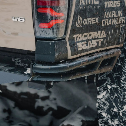 C4 Fabrication Tacoma Rock Runner High Clearance Rear Bumper / 3rd Gen / 2016-2023 by C4 Fabrication